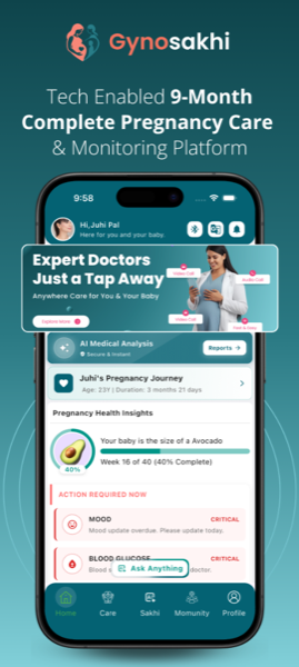 Gynosakhi Pregnancy Monitor App